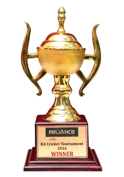 RA Cricket Tournament Winner Award - 2016 - Reliance Academy India